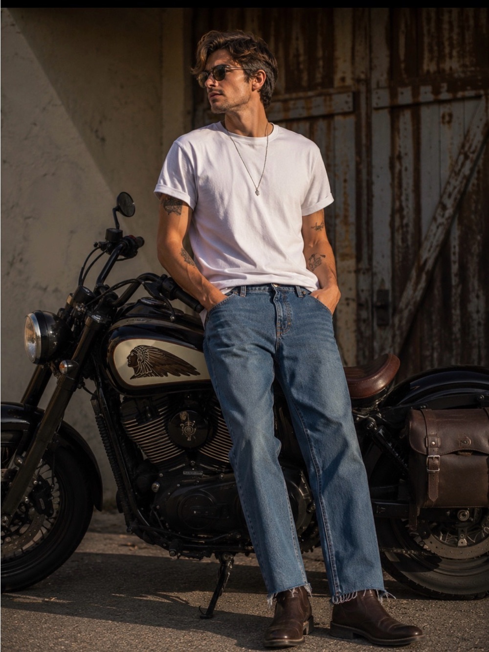 Diesel Indiana straight leg jeans